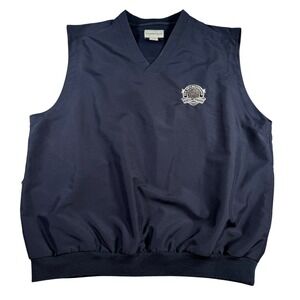 Cutter & Buck Golf Vest Mens Large Black 2004 PGA Whistling Straits